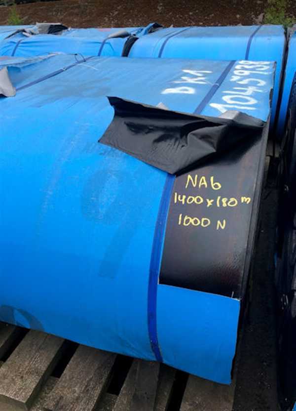 12,606.5' L Of Unused/new Fenner Dunlop Conveyor Belting, 1400mm W X 3842m L (approx. 55" W X 12,606.5' L))